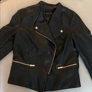 Ladies Faux Leather Jacket in Sz 12